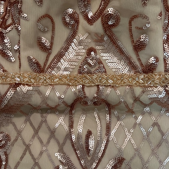 NWT Ava Presley Halter Mini Sequined Dress - Picture 5 of 8